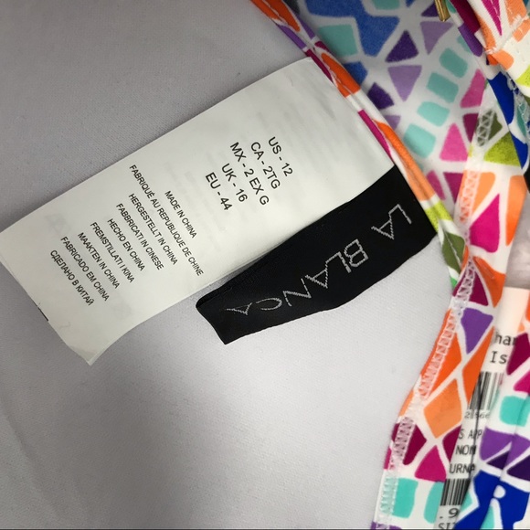 La Blanca Rainbow Full Spectrum Push Up Bikini Top - Picture 8 of 10